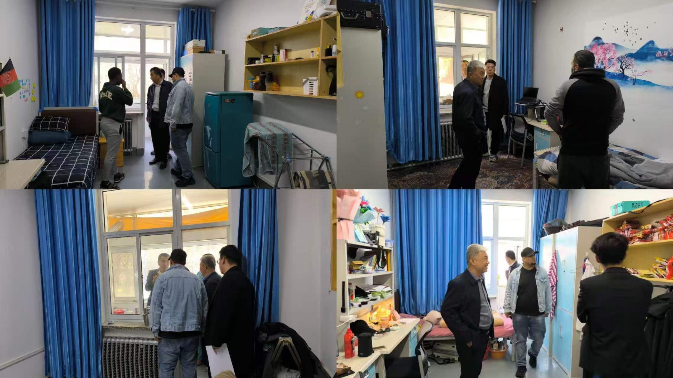 国际教育学院开展国际学生公寓厨房安全专项检查